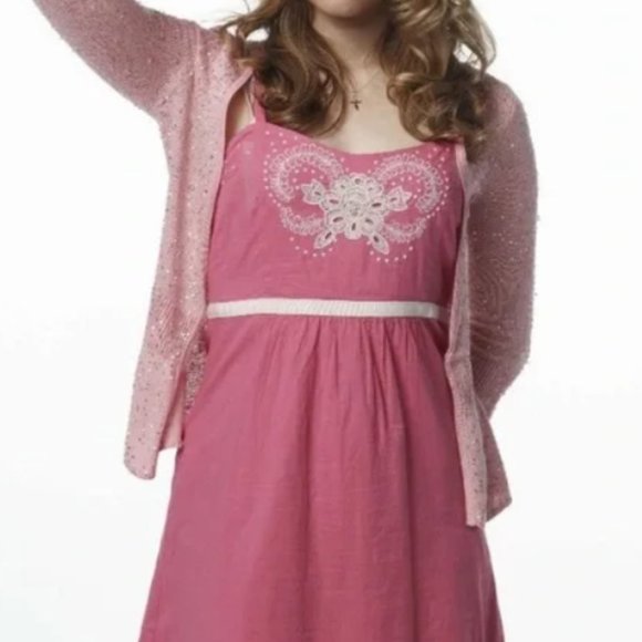 Anthropologie Dresses & Skirts - Anthropologie Moulinette Soeurs Pink Embroidered Cotton Dress